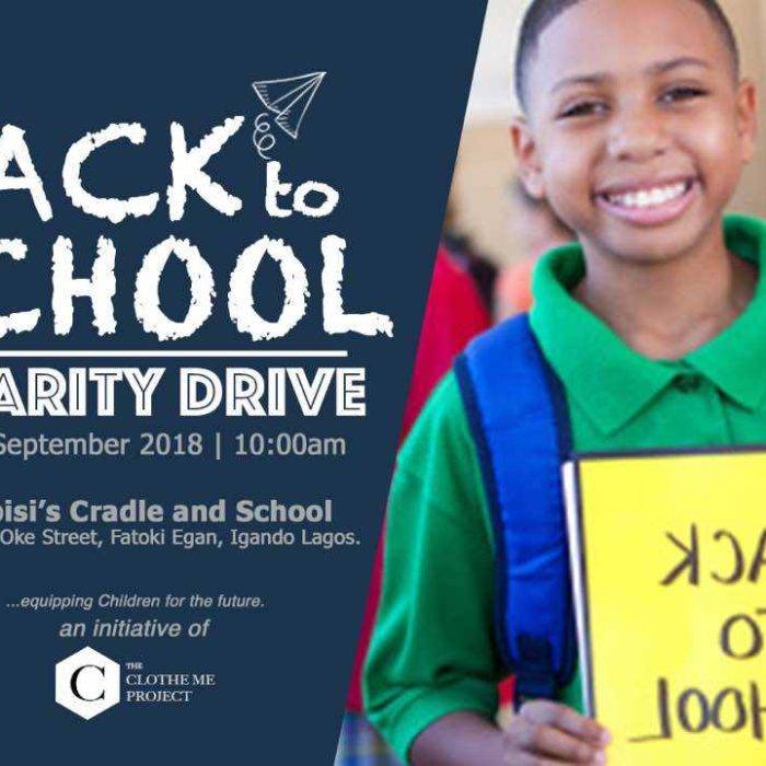 Back to School Charity Drive